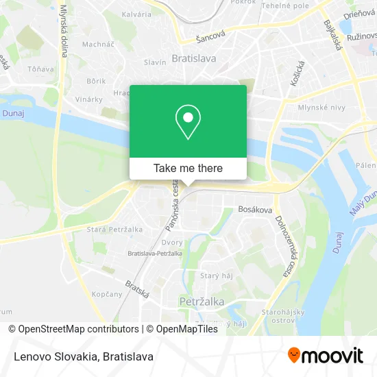 Lenovo Slovakia map
