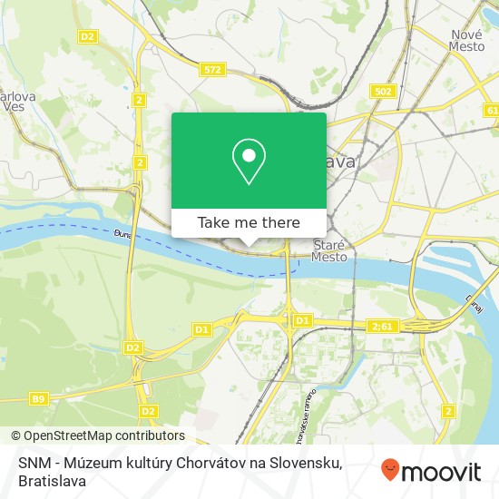 SNM - Múzeum kultúry Chorvátov na Slovensku map