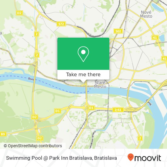 Swimming Pool @ Park Inn Bratislava map