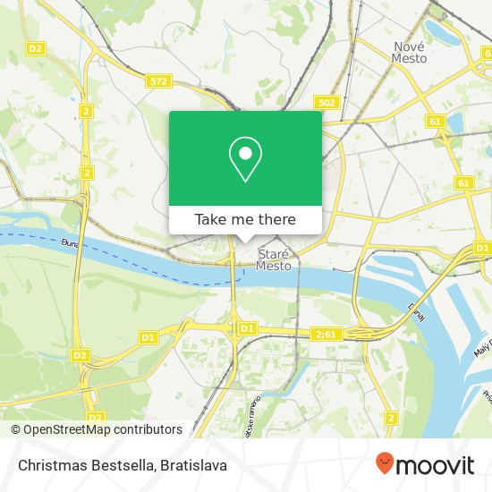 Christmas Bestsella map