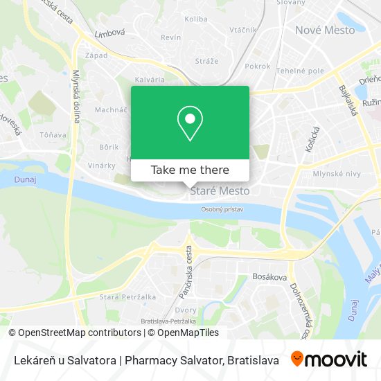 Lekáreň u Salvatora | Pharmacy Salvator map