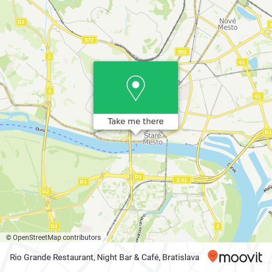 Rio Grande Restaurant, Night Bar & Café map