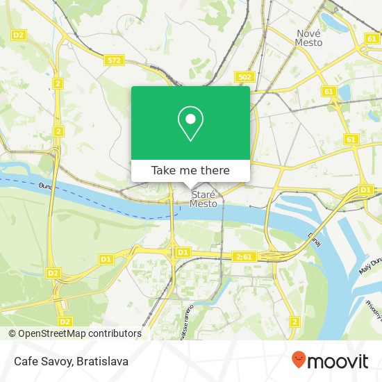 Cafe Savoy map