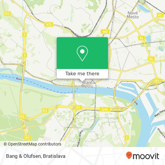 Bang & Olufsen map