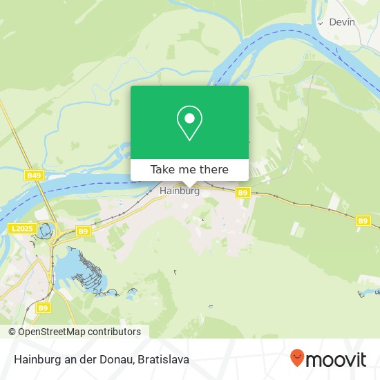 Hainburg an der Donau map