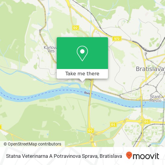 Statna Veterinarna A Potravinova Sprava map