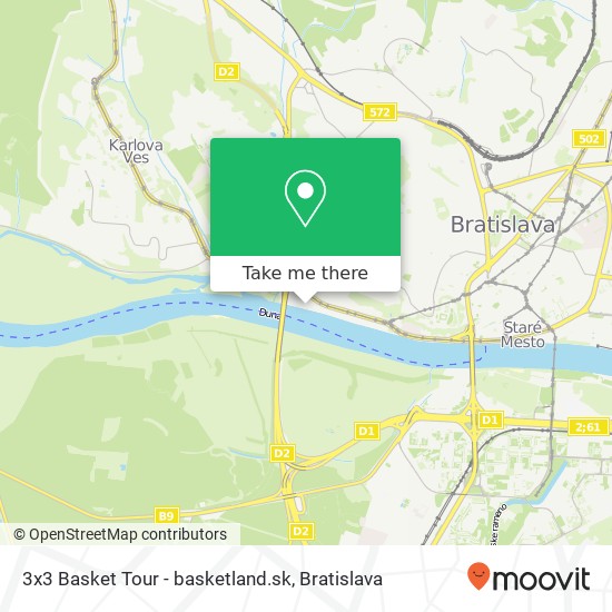 3x3 Basket Tour -  basketland.sk map