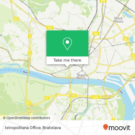 Istropolitana Office map