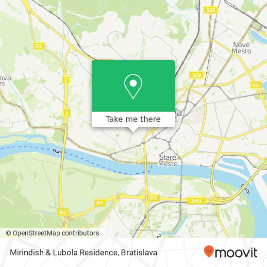 Mirindish & Lubola Residence map