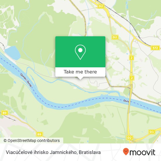 Viacúčelové ihrisko Jamnického map