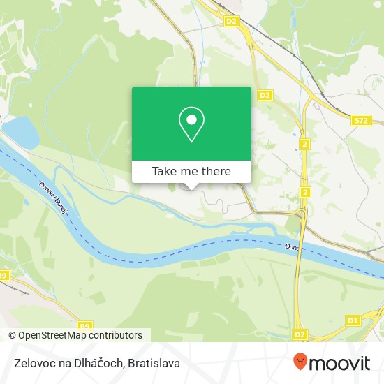 Zelovoc na Dlháčoch map