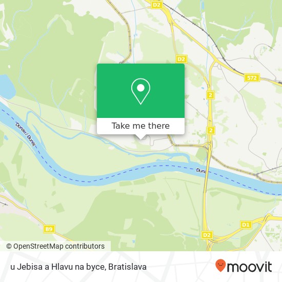 u Jebisa a Hlavu na byce map