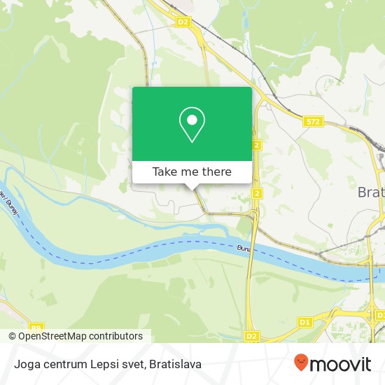 Joga centrum Lepsi svet map