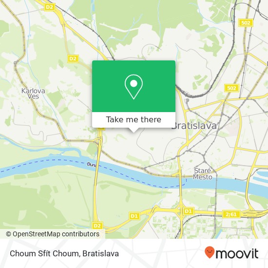 Choum Sfít Choum map