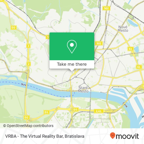 VRBA - The Virtual Reality Bar map