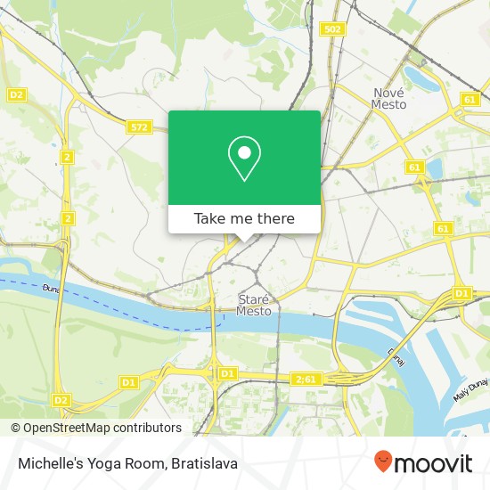 Michelle's Yoga Room map