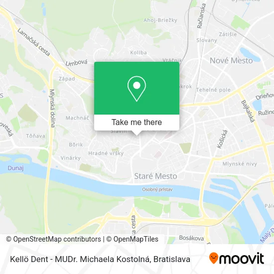 Kellö Dent - MUDr. Michaela Kostolná map