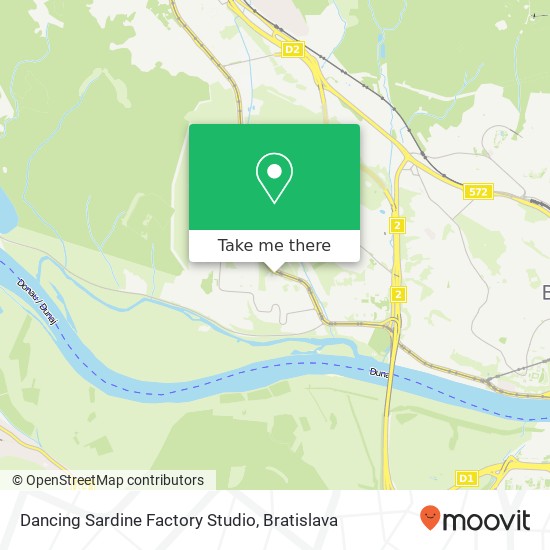 Dancing Sardine Factory Studio map