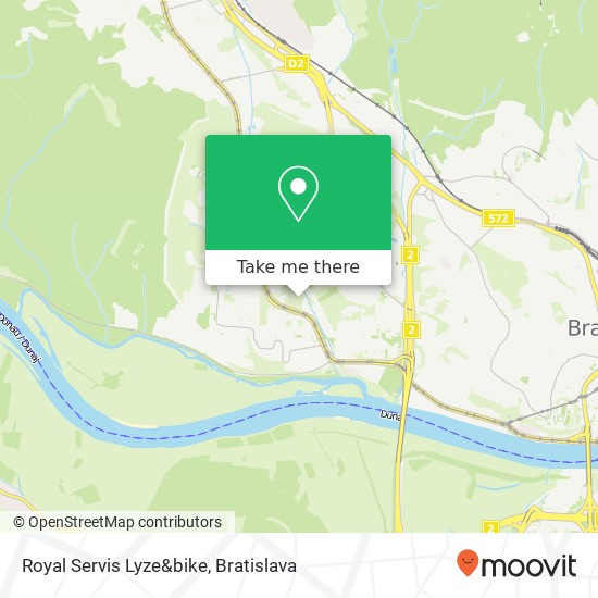 Royal Servis Lyze&bike map