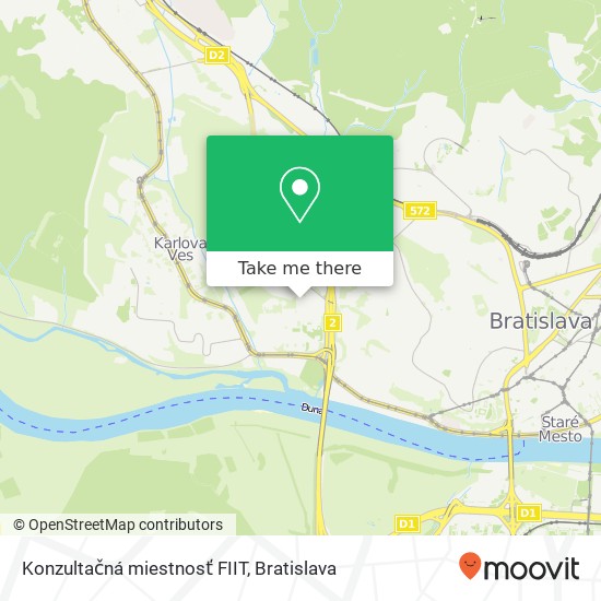 Konzultačná miestnosť FIIT map