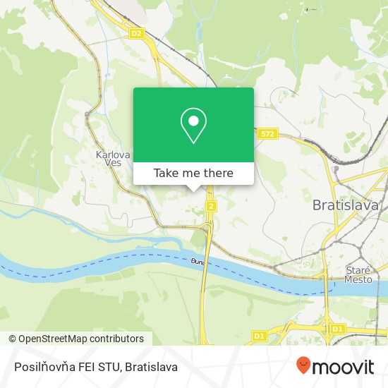 Posilňovňa FEI STU map