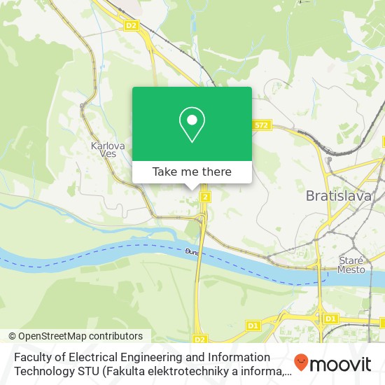 Faculty of Electrical Engineering and Information Technology STU map