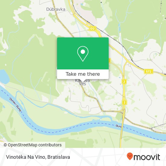 Vinotéka Na Víno map