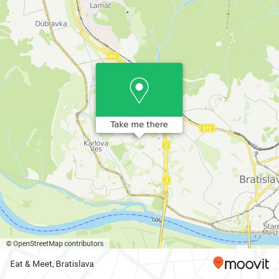 Eat & Meet map