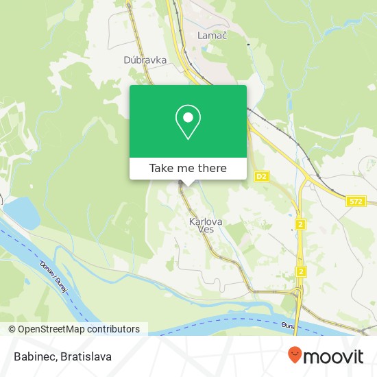 Babinec map