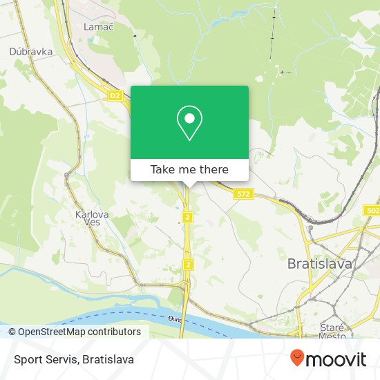 Sport Servis map