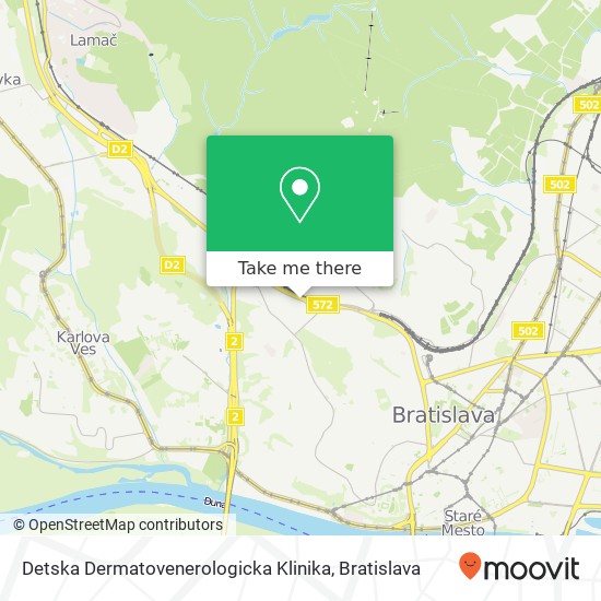 Detska Dermatovenerologicka Klinika map