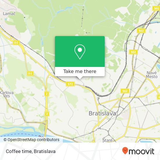 Coffee time map