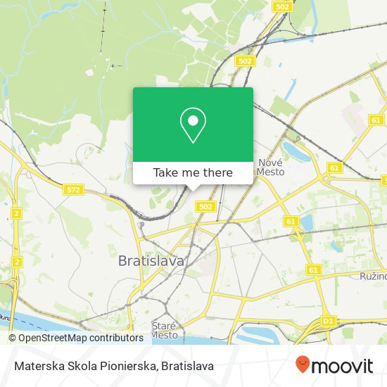 Materska Skola Pionierska map