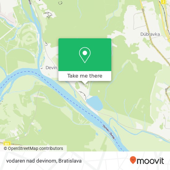 vodaren nad devinom map