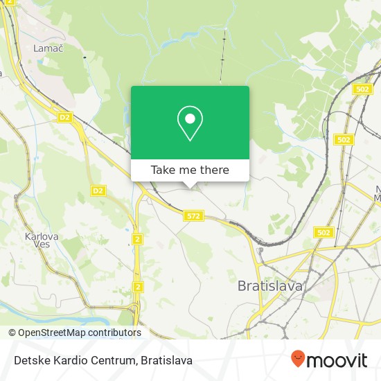 Detske Kardio Centrum map