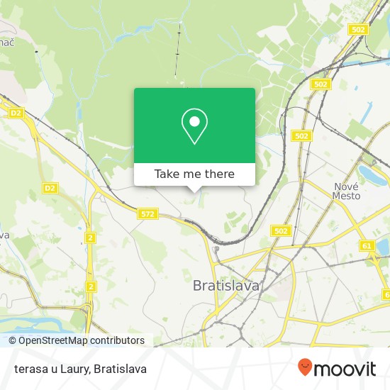 terasa u Laury map