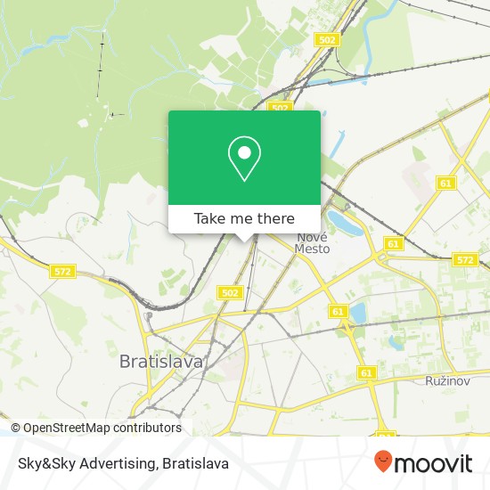 Sky&Sky Advertising map