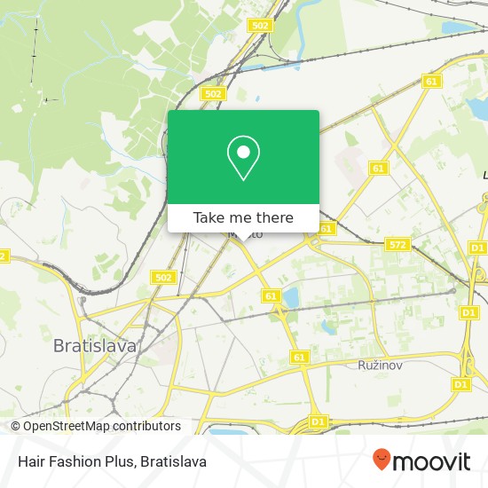 Hair Fashion Plus map