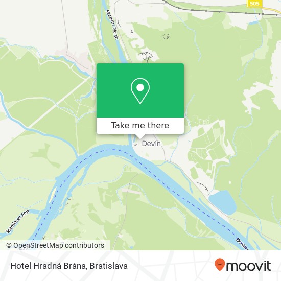 Hotel Hradná Brána map