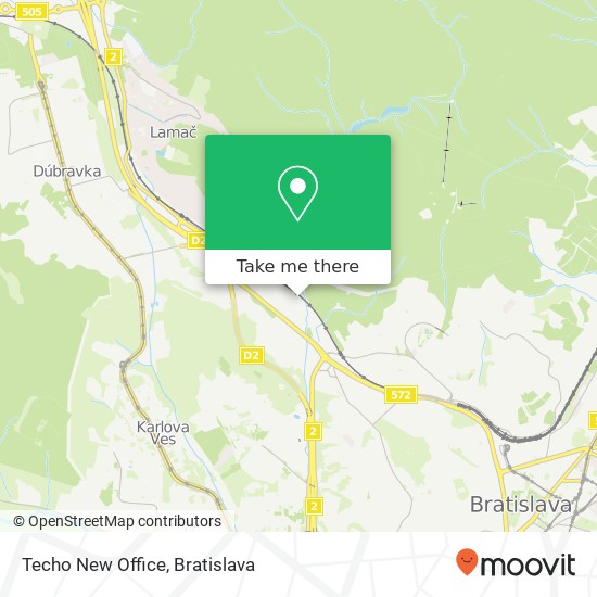 Techo New Office map