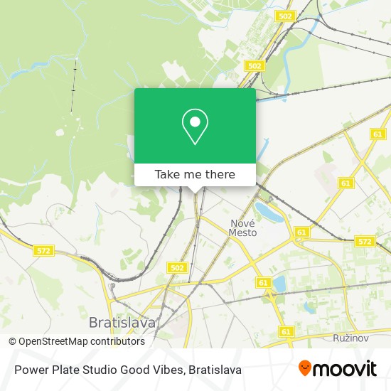 Power Plate Studio Good Vibes map