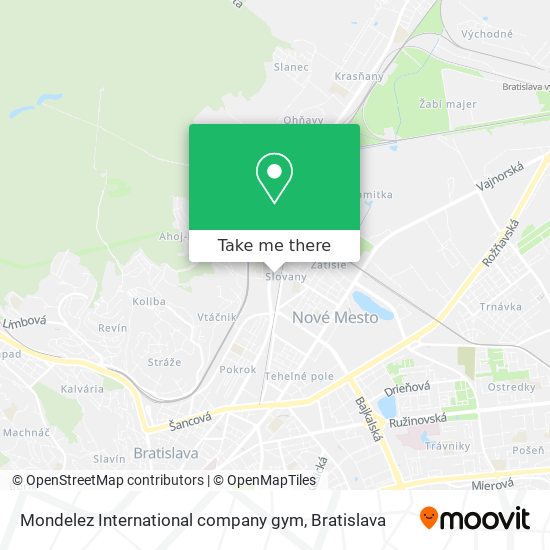 Mondelez International company gym map