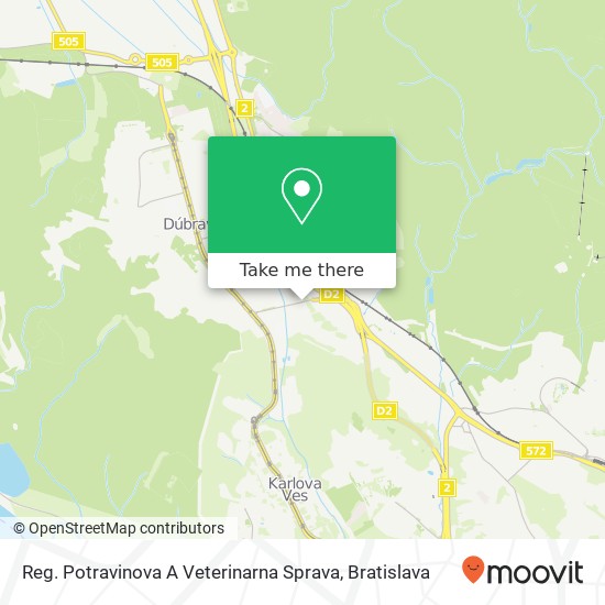 Reg. Potravinova A Veterinarna Sprava map