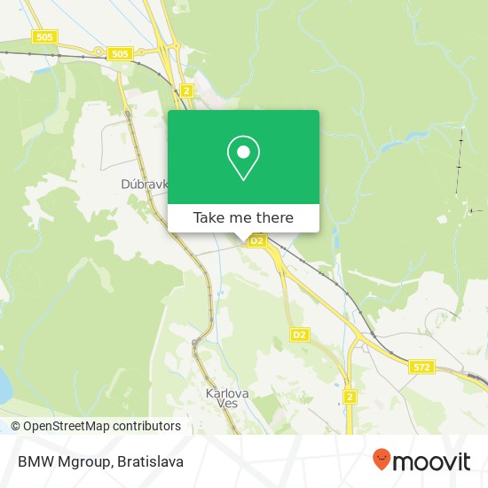 BMW Mgroup map