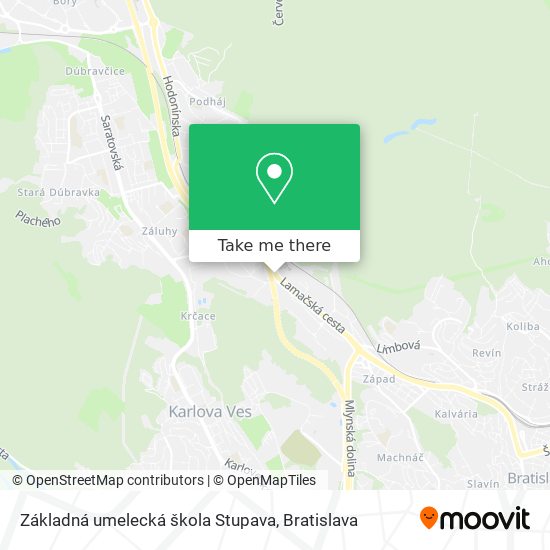 Základná umelecká škola Stupava map