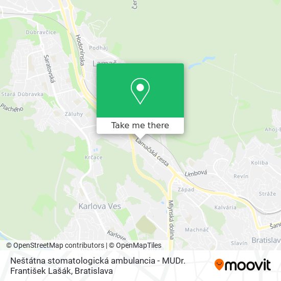 Neštátna stomatologická ambulancia - MUDr. František Lašák map