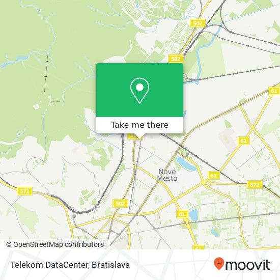 Telekom DataCenter map