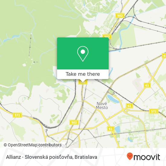 Allianz - Slovenská poisťovňa map