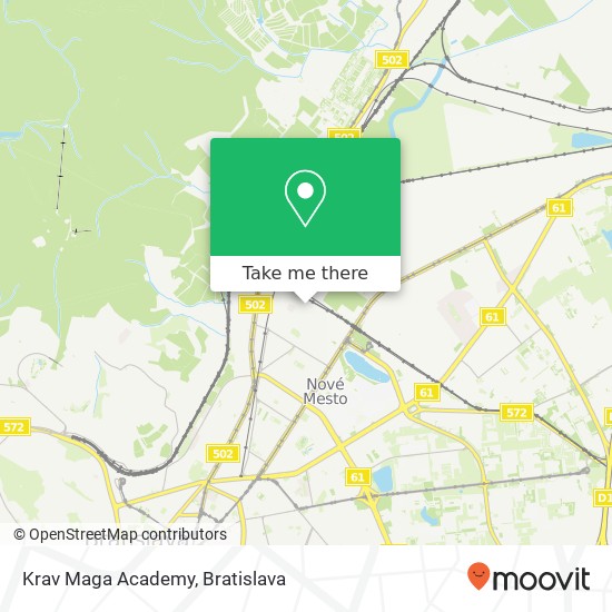 Krav Maga Academy map