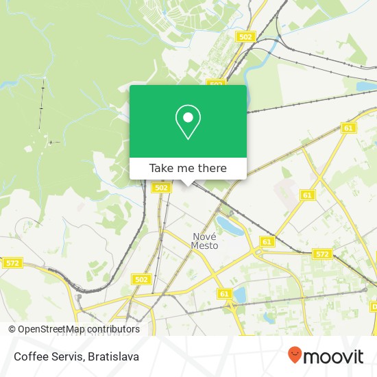 Coffee Servis map